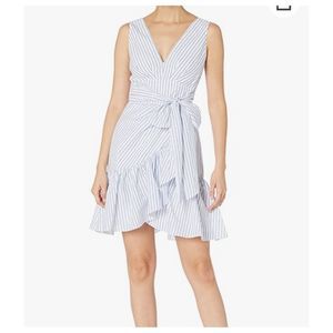 Rebecca Taylor NWT sleeveless stripe wrap dress